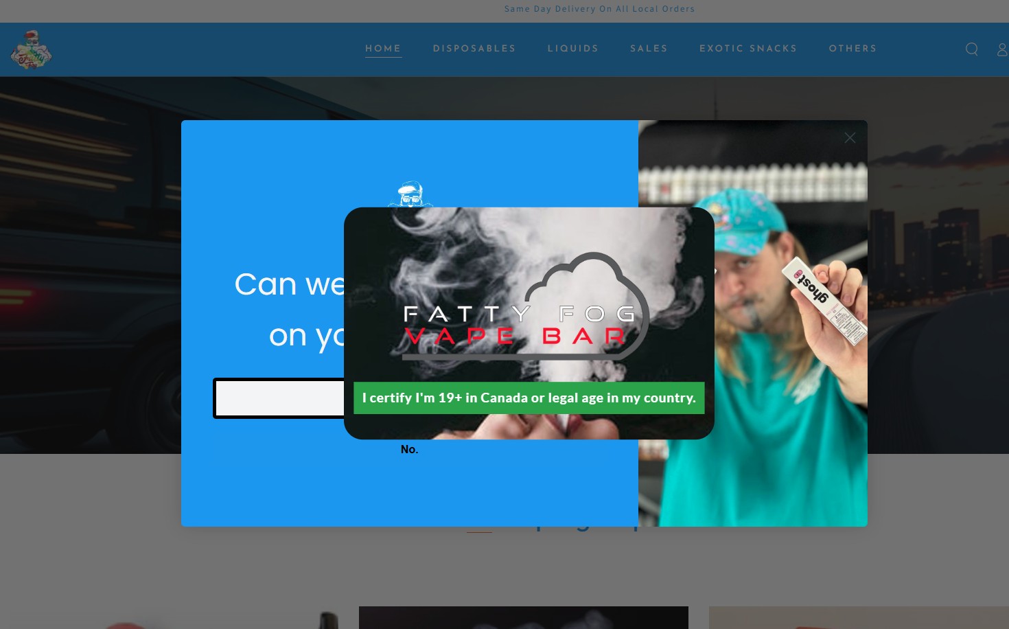 Fatty Fog Vape Bar
