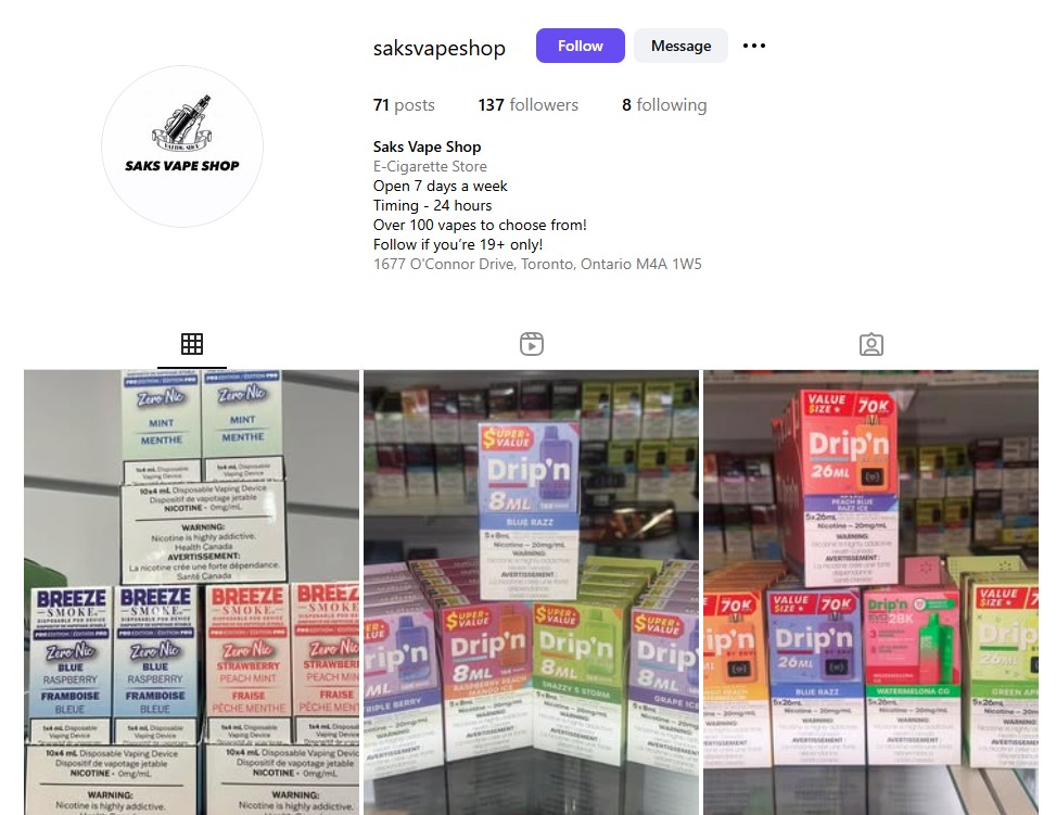 Sak’s Vape Shop